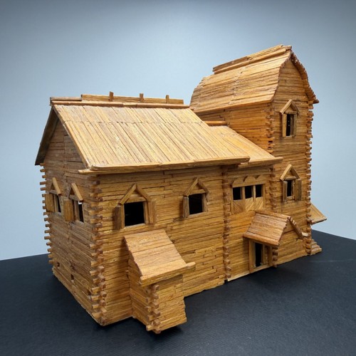 Maquette maison allumettes - maison,