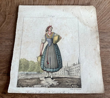 gravure ancienne costume N43