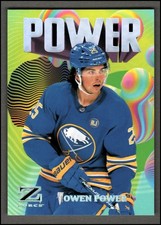 2023-24 Metal Universe Z-Force Super Rave #9OF50 Owen Power 09/50 - NM-MT