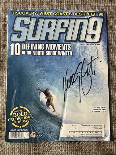 2004 kelly slater - slater, autographed