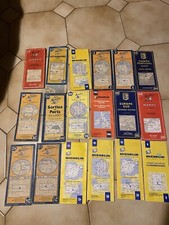 18 Cartes Michelin Vintage  Algérie,Maroc ,Europe,Basel, Portugal, Ireland Etc..