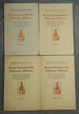 REVUE INTERNATIONALE D'HISTOIRE MILITAIRE N° 4-6-7 & 8 - 1939/1950