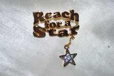 Reach For A Star Charm Pin Sales Student Children Teacher Work School  ST5