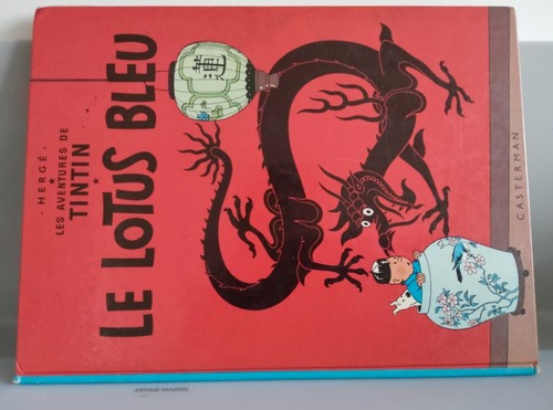 Tintin lotus bleu - bd, 1966