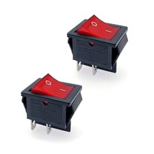 2x ON OFF Interrupteur à bascule marche/arrêt 16A 250V 20A 125V AC avec lumiè...