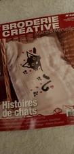 Magazine Broderie créative n°42 Histoire de chats