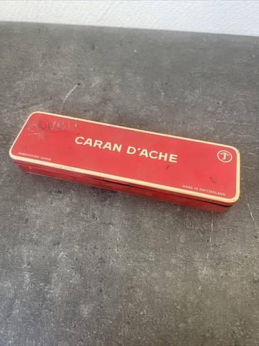 Ancienne boîte tôle caran - boîte,