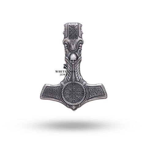 Thor marteau crâne gothique - crâne,