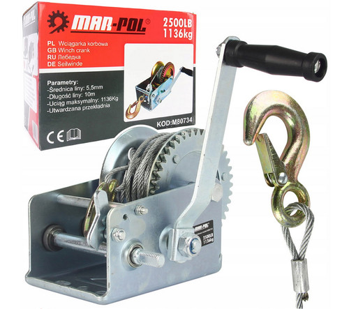 Treuil câble 1136kg - à,