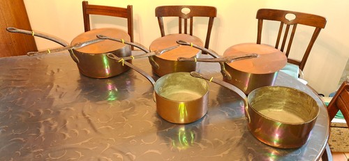 Lot casseroles anciennes - lot, 5