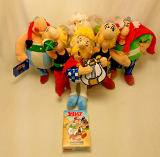 Lot Asterix et Obelix  6 Peluches LIDL + JEU DE CARTES