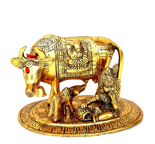 Vache kamdhenu résine - en,