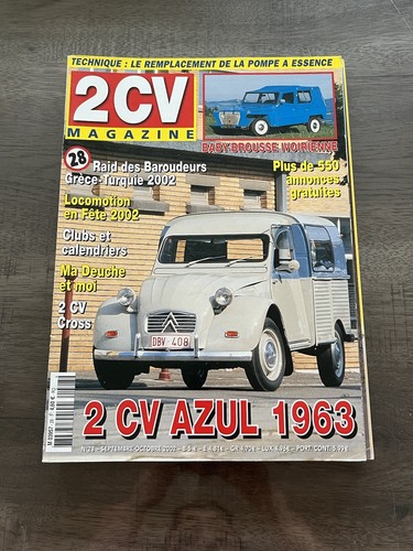 Magazine 2 cv azul - magazine, n°28