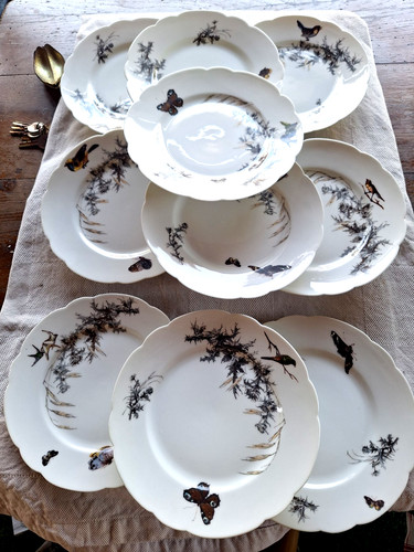 Assiettes dessert haviland - 10,