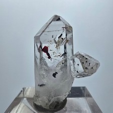 Quartz fantôme arlequin avec