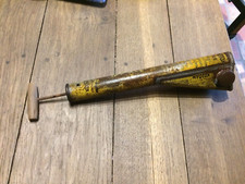 ancien pulverisateur publicitaire myotox Neocide Tôle litho