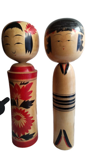 Poupées japonaises kokeshi - poupées,