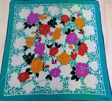 Foulard 100% Pura Soie Vintage