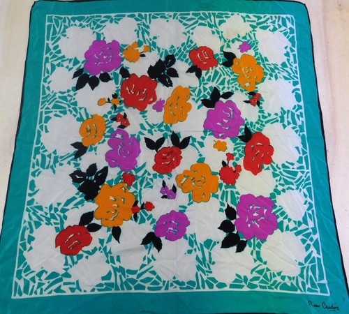 Foulard 100 pura soie - soie, vintage