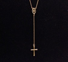 Collier croix en argent massif