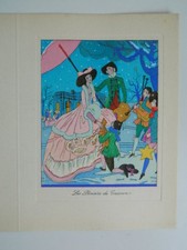 carte d'envoi Gravure ancienne