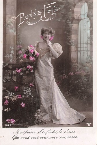 Bonne fete femme - femme, elegante