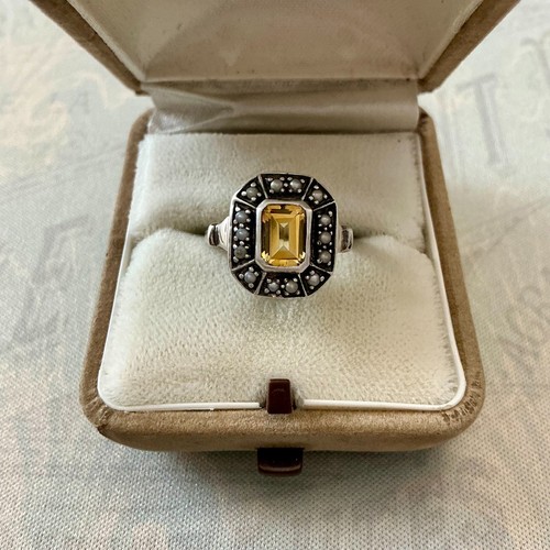 Citrine perle fine - citrine,