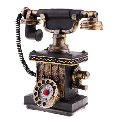 Téléphone rotatif antique - téléphone,