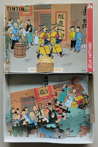 Puzzle tintin lotus bleu - lotus,