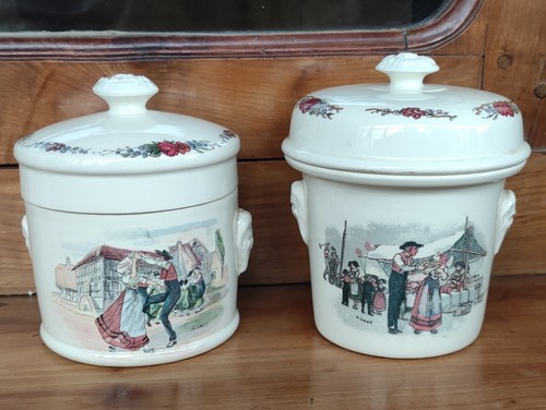 Anciens pots terrine alsace - anciens,