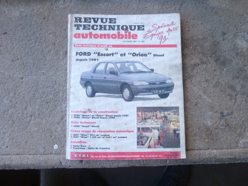 Rta ford escort orion - rta,