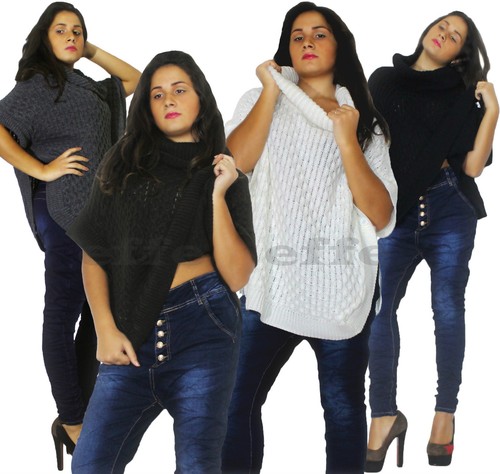 Poncho femme grande cape - grande, pull