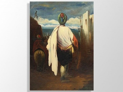 Huile sur toile - , orientaliste