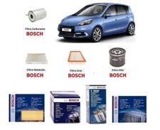 Kit de Filtres Entretien Bosch pour Renault Scenic 3 III 1.9 DCI 96 Kw 130 HP