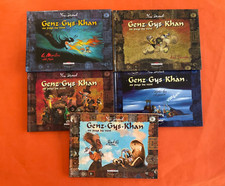 DEGRUEL GENZ GYS KHAN AU PAYS DU VENT TOMES 1 À 5 EO DELCOURT TTBE