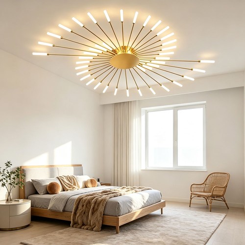 Plafonnier motif feu - plafonnier,