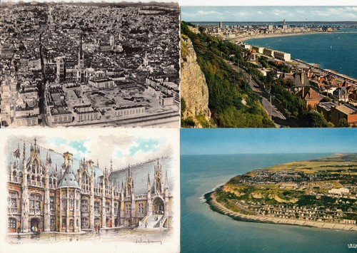 Lot cartes postales - lot, 4
