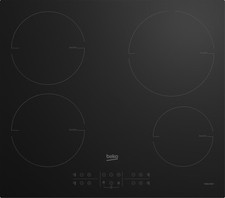 Beko HII64200MT Table de Cuisson Électrique À Induction 4 Regions 9 Verre Noir
