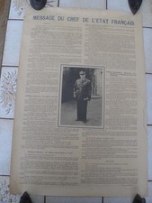  AFFICHE  ORIGINALE 1940