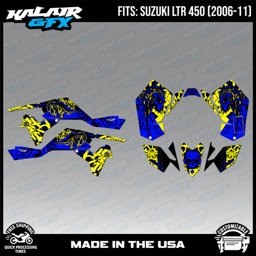 Graphics kit for suzuki atv - for,