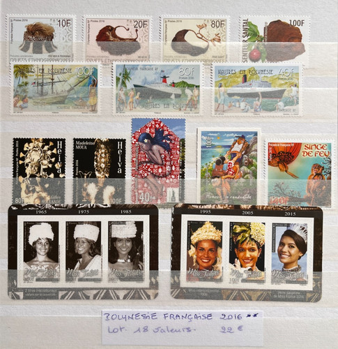 Timbres polynesie francaise - timbres,