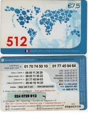 512 CARTE TELEPHONIQUE