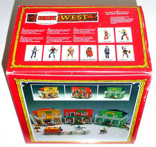 COMANSI Spain FAR WEST 18611 Bâtiment BANK Building + Figurines + Box VINTAGE