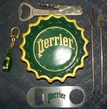6 objets PERRIER Cendrier
