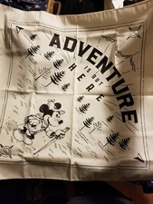 Disney D23 Gold Membership 2020 FANTASTIC WORLDS Adventure BANDANA Scarf Mickey