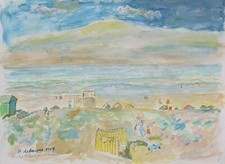 Henri LEBASQUE  " La plage de