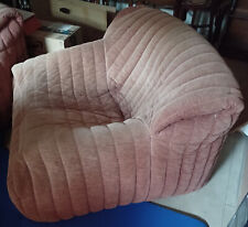 Chauffeuse Vintage Ligne Roset Cinna "Sandra" Annie Hieronimus 1976  + ottoman