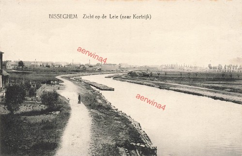 Carte postale ww1 bisseghem - postale,