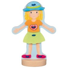 Jeu de laçage en bois Poupée