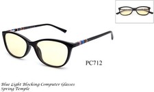 Bleu Lumière Blocage Lunettes Chat Yeux (CP) Cellulose Propionate Cadre Neuf